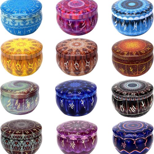 Constellation Scented Travel Tin Candle Set